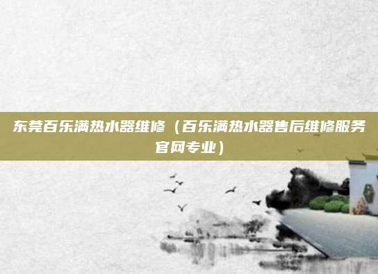东莞百乐满热水器维修(百乐满热水器售后维修服务官网专业)