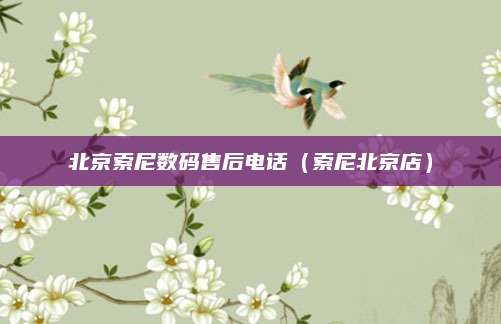 北京索尼数码售后电话（索尼北京店）