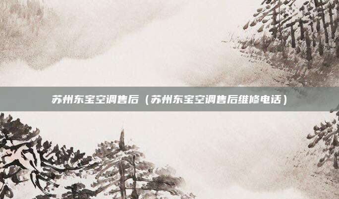 苏州东宝空调售后(苏州东宝空调售后维修电话)
