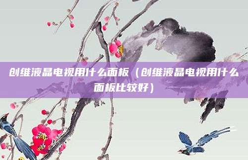 创维液晶电视用什么面板（创维液晶电视用什么面板比较好）