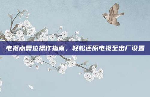 电视点复位操作指南,轻松还原电视至出厂设置