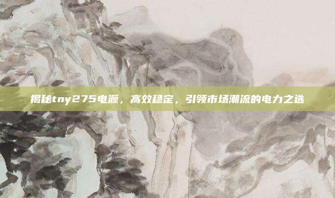 揭秘tny275电源，高效稳定，引领市场潮流的电力之选
