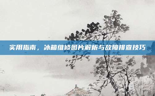 实用指南，冰箱维修图片解析与故障排查技巧