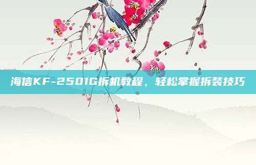 海信KF-2501G拆机教程，轻松掌握拆装技巧