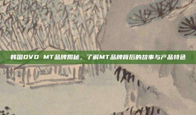 韩国DVD MT品牌揭秘，了解MT品牌背后的故事与产品特色