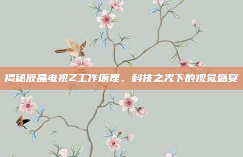 揭秘液晶电视Z工作原理,科技之光下的视觉盛宴