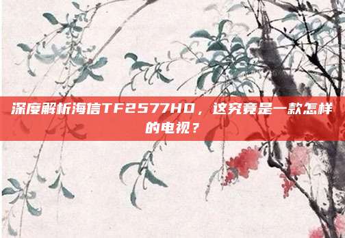 深度解析海信TF2577HD，这究竟是一款怎样的电视？