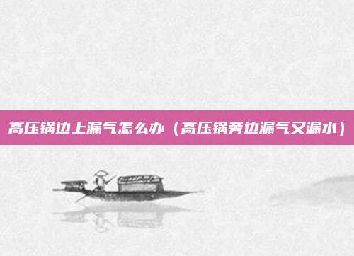 高压锅边上漏气怎么办（高压锅旁边漏气又漏水）