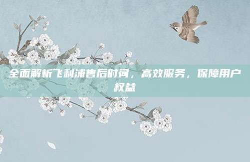 全面解析飞利浦售后时间，高效服务，保障用户权益