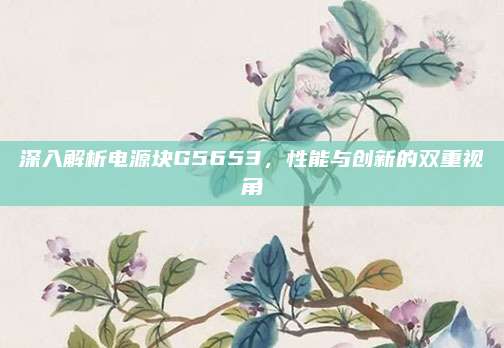 深入解析电源块G5653，性能与创新的双重视角