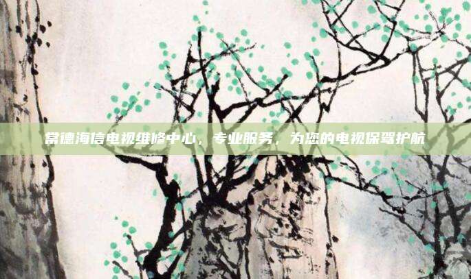 常德海信电视维修中心，专业服务，为您的电视保驾护航