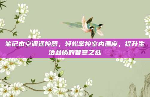 笔记本空调遥控器，轻松掌控室内温度，提升生活品质的智慧之选