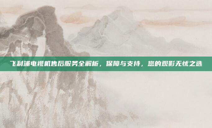飞利浦电视机售后服务全解析，保障与支持，您的观影无忧之选