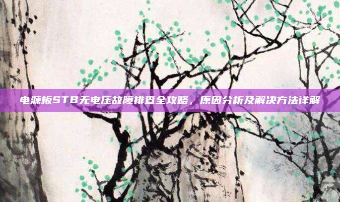 电源板STB无电压故障排查全攻略,原因分析及解决方法详解