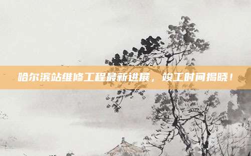 哈尔滨站维修工程最新进展，竣工时间揭晓！