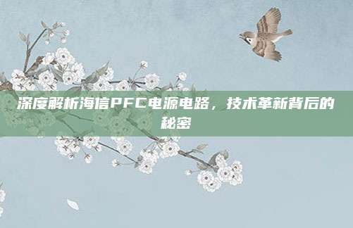 深度解析海信PFC电源电路,技术革新背后的秘密