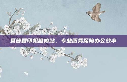 夏普复印机维修站，专业服务保障办公效率