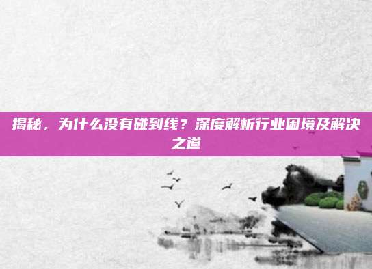揭秘，为什么没有碰到线？深度解析行业困境及解决之道