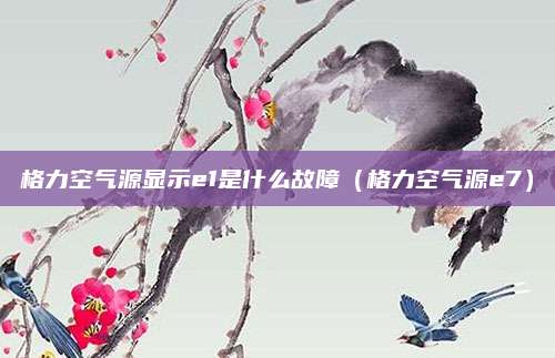格力空气源显示e1是什么故障（格力空气源e7）