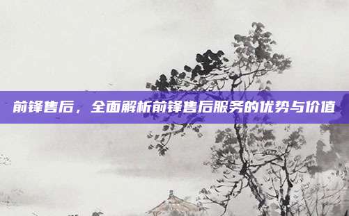 前锋售后，全面解析前锋售后服务的优势与价值