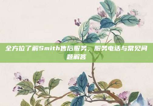 全方位了解Smith售后服务,服务电话与常见问题解答