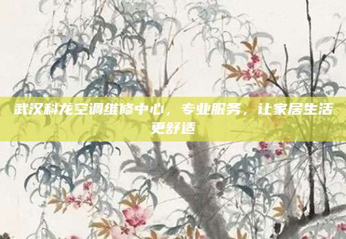武汉科龙空调维修中心,专业服务,让家居生活更舒适