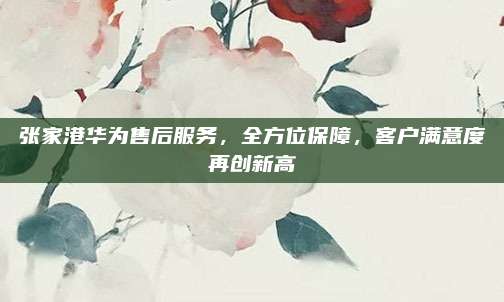 张家港华为售后服务，全方位保障，客户满意度再创新高