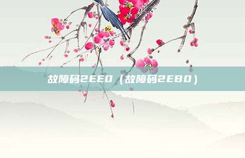 故障码2EE0（故障码2EB0）