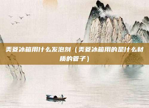 美菱冰箱用什么发泡剂（美菱冰箱用的是什么材质的管子）