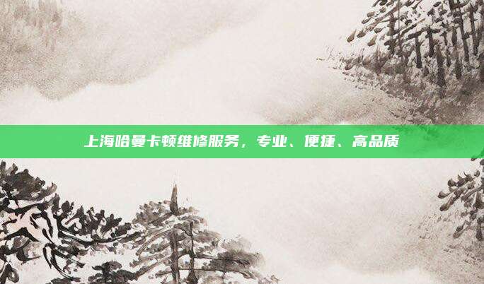 上海哈曼卡顿维修服务，专业、便捷、高品质