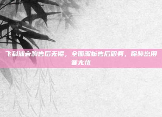 飞利浦音响售后无锡,全面解析售后服务,保障您用音无忧