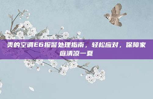 美的空调E6报警处理指南，轻松应对，保障家庭清凉一夏