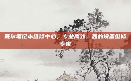 戴尔笔记本维修中心,专业高效,您的设备维修专家