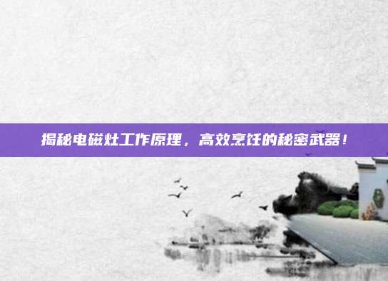 揭秘电磁灶工作原理,高效烹饪的秘密武器!