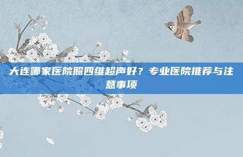 大连哪家医院照四维超声好？专业医院推荐与注意事项