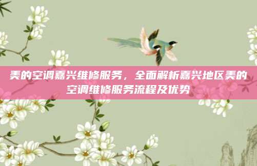 美的空调嘉兴维修服务,全面解析嘉兴地区美的空调维修服务流程及优势