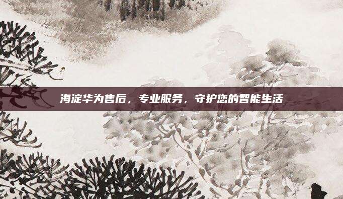 海淀华为售后,专业服务,守护您的智能生活