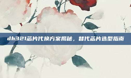 dh321芯片代换方案揭秘,替代芯片选型指南
