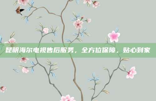 昆明海尔电视售后服务，全方位保障，贴心到家