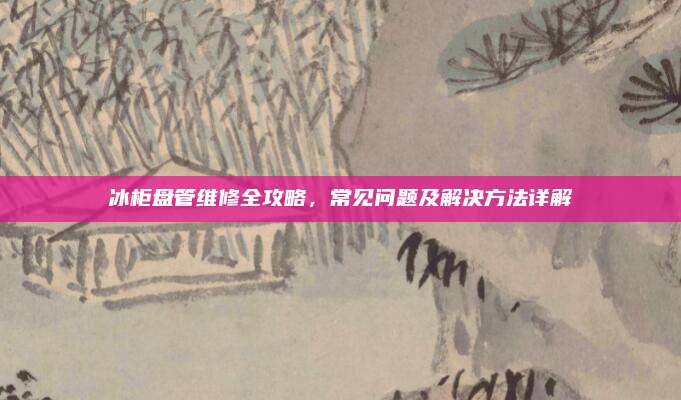 冰柜盘管维修全攻略，常见问题及解决方法详解