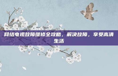 网络电视故障维修全攻略,解决故障,享受高清生活