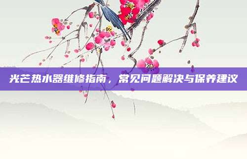 光芒热水器维修指南，常见问题解决与保养建议