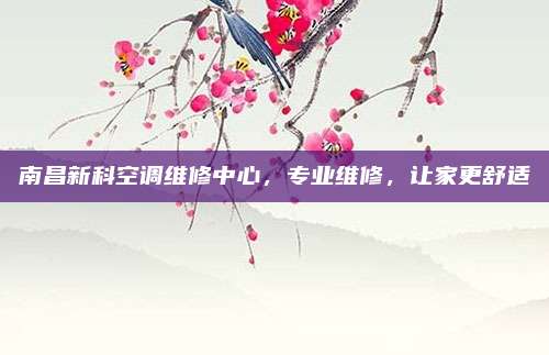 南昌新科空调维修中心，专业维修，让家更舒适