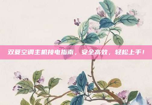双菱空调主机接电指南,安全高效,轻松上手!
