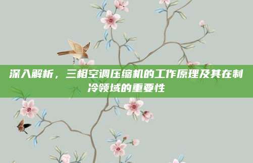 深入解析，三相空调压缩机的工作原理及其在制冷领域的重要性