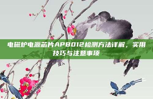 电磁炉电源芯片AP8012检测方法详解，实用技巧与注意事项