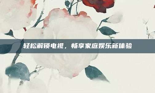 轻松解锁电视，畅享家庭娱乐新体验