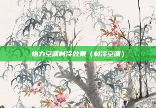 格力空调制冷效果（制冷空调）