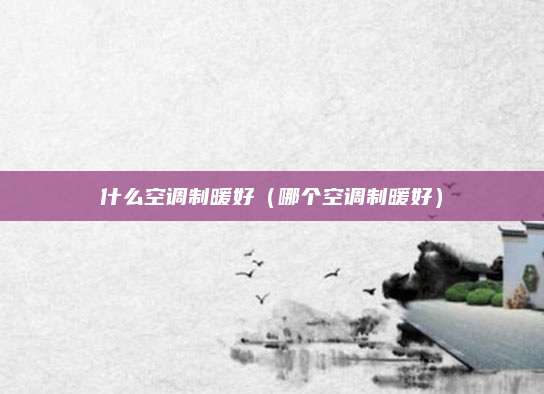 什么空调制暖好(哪个空调制暖好)