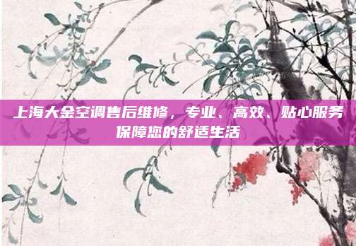 上海大金空调售后维修，专业、高效、贴心服务保障您的舒适生活